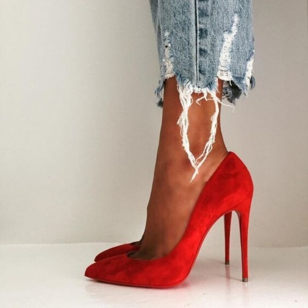 Red Stiletto Pumps